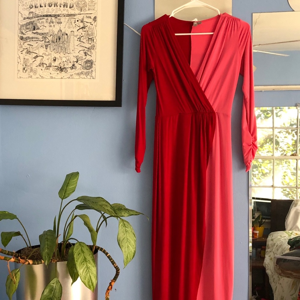 ASOS Surplice Maxi Dress